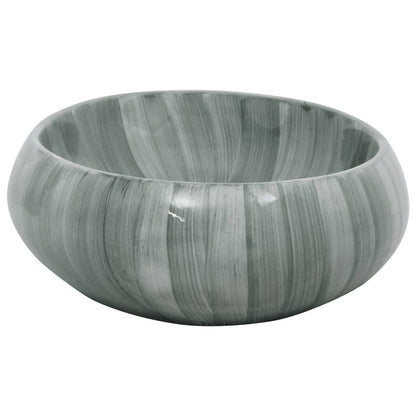 Countertop Basin Green Oval 59x40x15 cm Ceramic - Bend