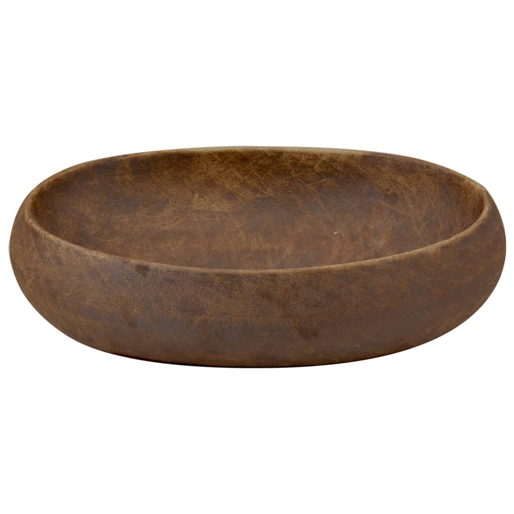 Countertop Basin Brown Oval 59x40x15 cm Ceramic - Bend