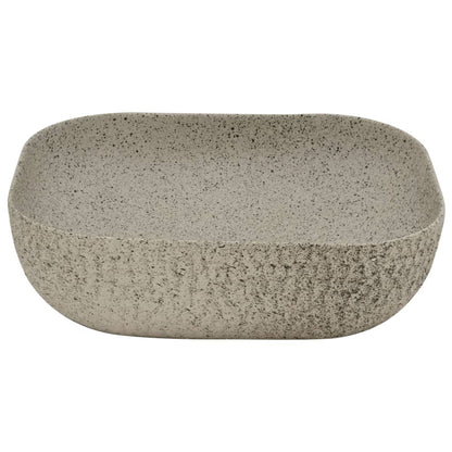 Countertop Basin Grey Rectangular 48x37.5x13.5 cm Ceramic