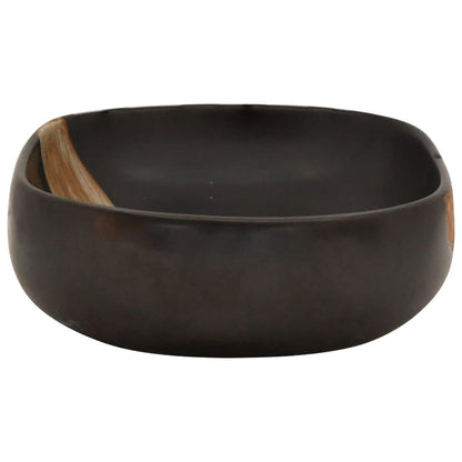 Countertop Basin Black Oval 59x40x14 cm Ceramic - Bend