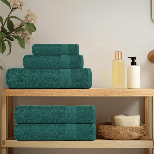 8 Piece Towel Set Apple Green 360 gsm 100% Cotton