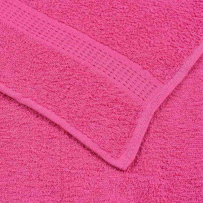 8 Piece Towel Set Pink 360 gsm 100% Cotton