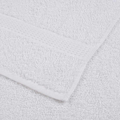 6 Piece Towel Set White 360 gsm 100% Cotton