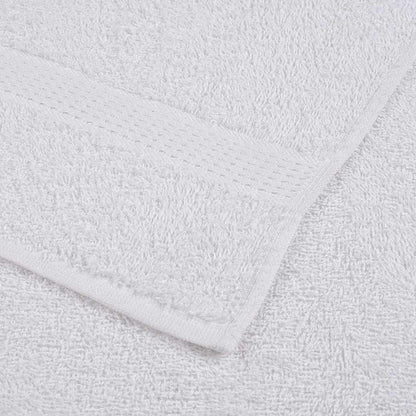 12 Piece Towel Set White 360 gsm 100% Cotton