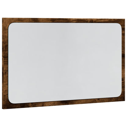 LED Bathroom Mirror Sonoma Oak 60x8.5x38 cm Engineered Wood