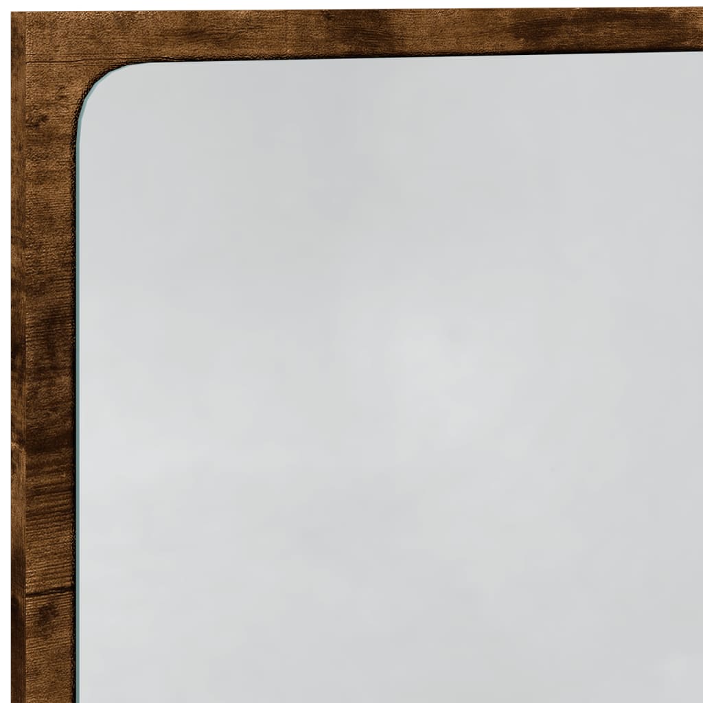 LED Bathroom Mirror Sonoma Oak 60x8.5x38 cm Engineered Wood