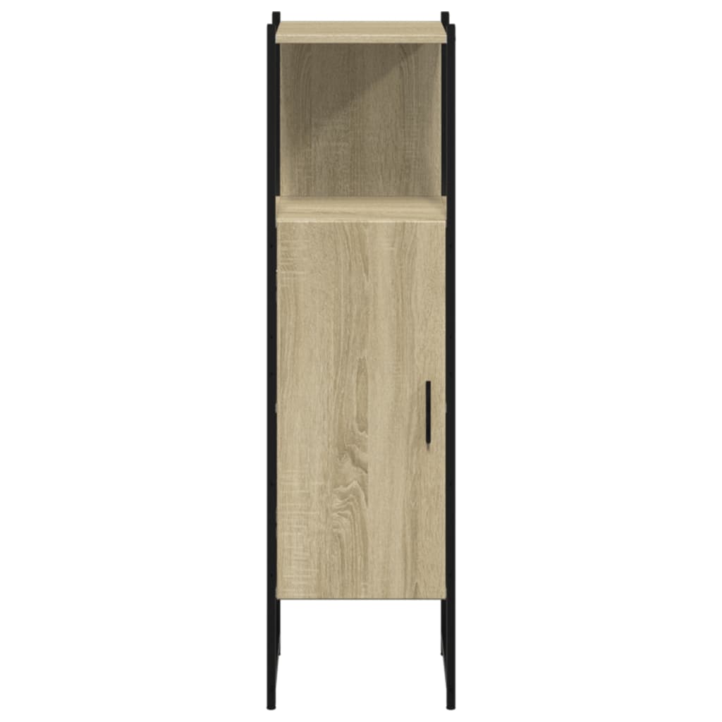 Bathroom Cabinet Sonoma Oak 33x33x120.5 cm Engineered Wood - Bend