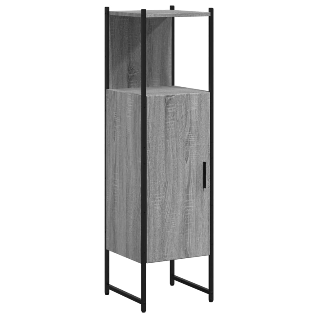 Bathroom Cabinet Grey Sonoma 33x33x120.5 cm Engineered Wood - Bend