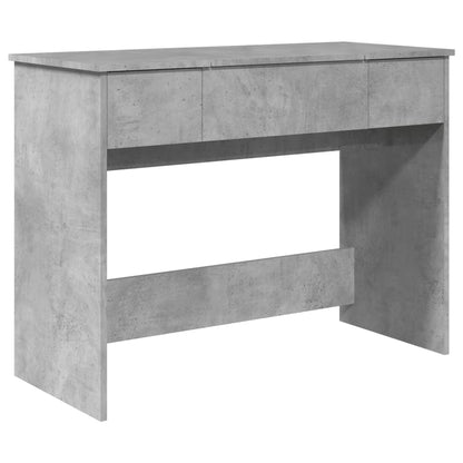 Dressing Table with Mirror Concrete Grey 100x45x76 cm - Bend