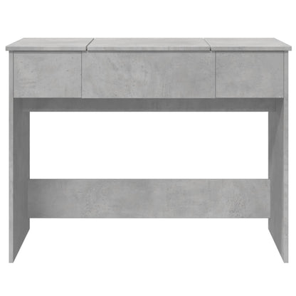 Dressing Table with Mirror Concrete Grey 100x45x76 cm - Bend