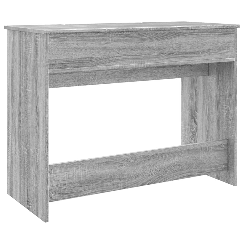 Dressing Table with Mirror Grey Sonoma 100x45x76 cm - Bend