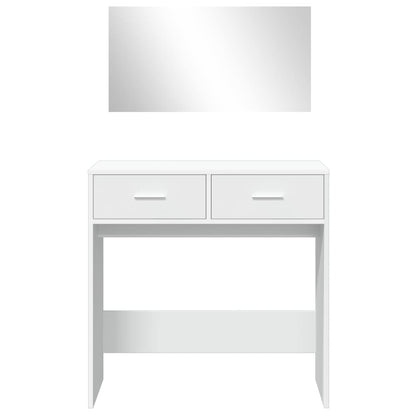 Dressing Table with Mirror White 80x39x80 cm - Bend