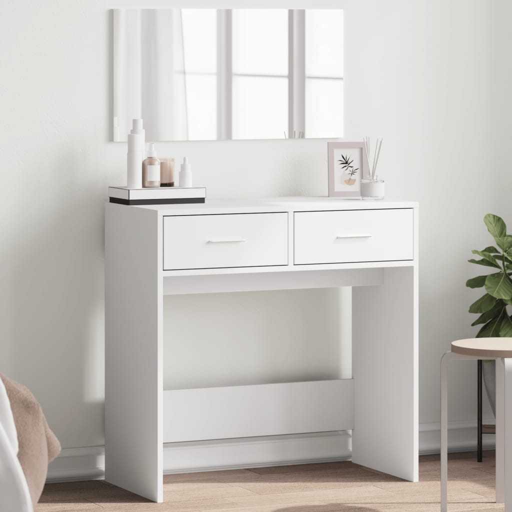 Dressing Table with Mirror White 80x39x80 cm - Bend