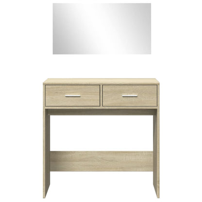 Dressing Table with Mirror Sonoma Oak 80x39x80 cm - Bend