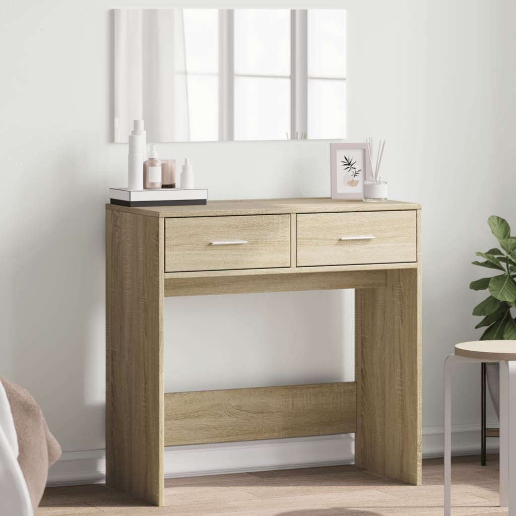 Dressing Table with Mirror Sonoma Oak 80x39x80 cm - Bend