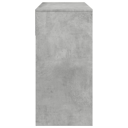 Dressing Table with Mirror Concrete Grey 80x39x80 cm - Bend