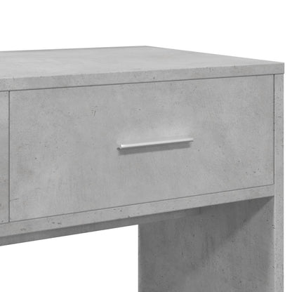 Dressing Table with Mirror Concrete Grey 80x39x80 cm - Bend