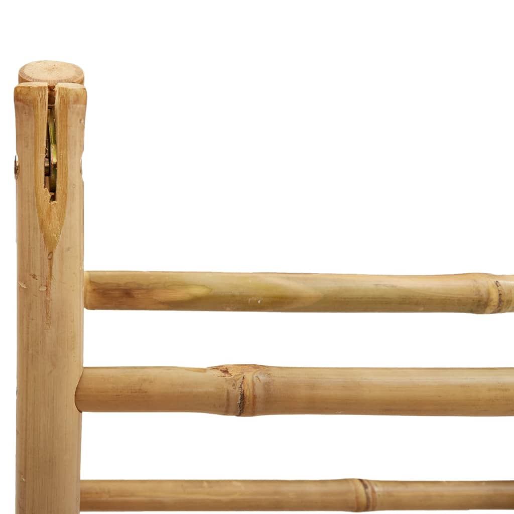 Double Bamboo Towel Ladder with 4 Rungs - Bend