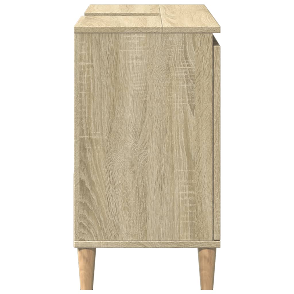 Bathroom Cabinet Sonoma Oak 65x33x60 cm Engineered Wood - Bend