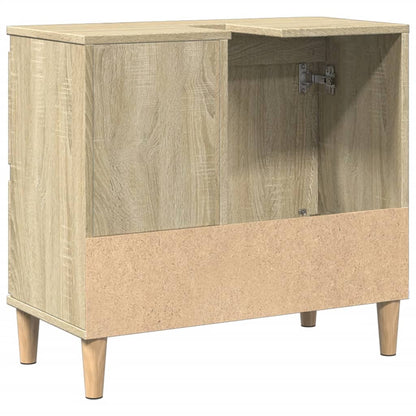 Bathroom Cabinet Sonoma Oak 65x33x60 cm Engineered Wood - Bend