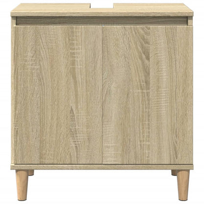 Sink Cabinet Sonoma Oak 58x33x60 cm Engineered Wood - Bend