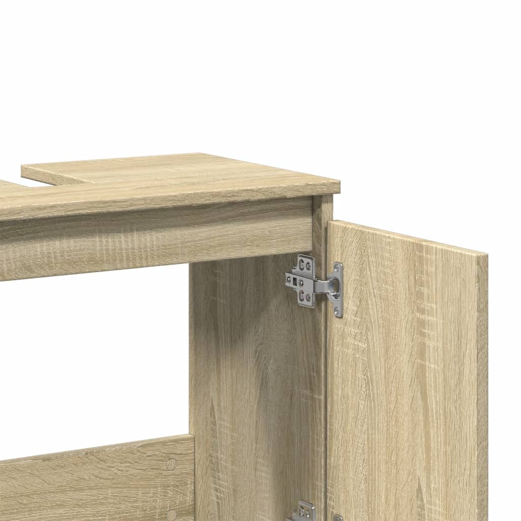 Sink Cabinet Sonoma Oak 58x33x60 cm Engineered Wood - Bend