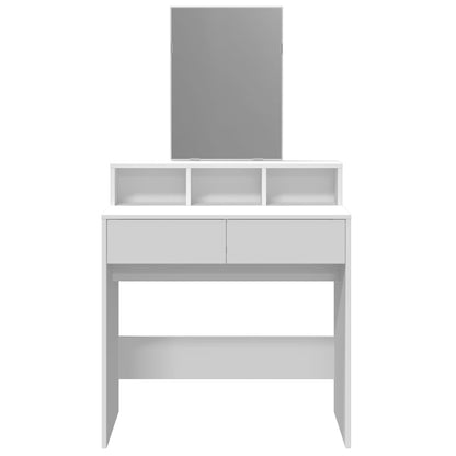 Dressing Table with Mirror White 80x41x144.5 cm - Bend