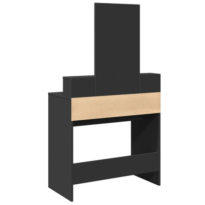 Dressing Table with Mirror Black 80x41x144.5 cm - Bend