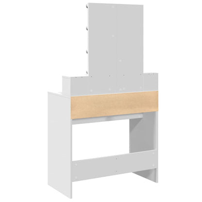 Dressing Table with LED White 80x41x144.5 cm - Bend