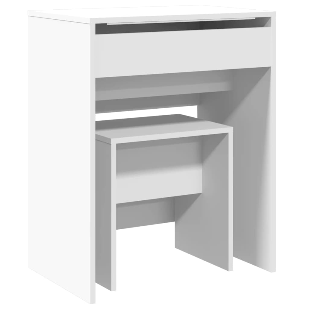 Dressing Table and Stool White 60x40x113.5 cm - Bend