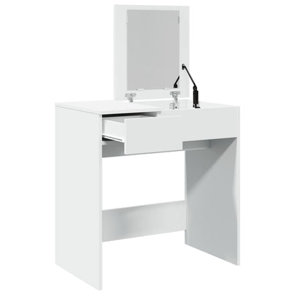 Dressing Table with Mirror White 73x46.5x120 cm - Bend