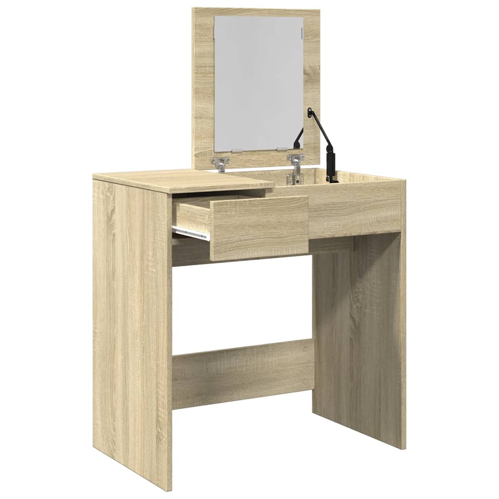 Dressing Table with Mirror Sonoma Oak 73x46.5x120 cm - Bend