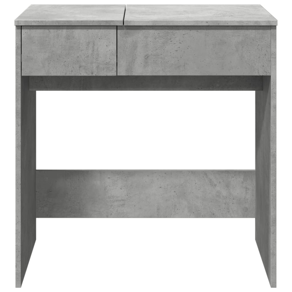 Dressing Table with Mirror Concrete Grey 73x46.5x120 cm - Bend