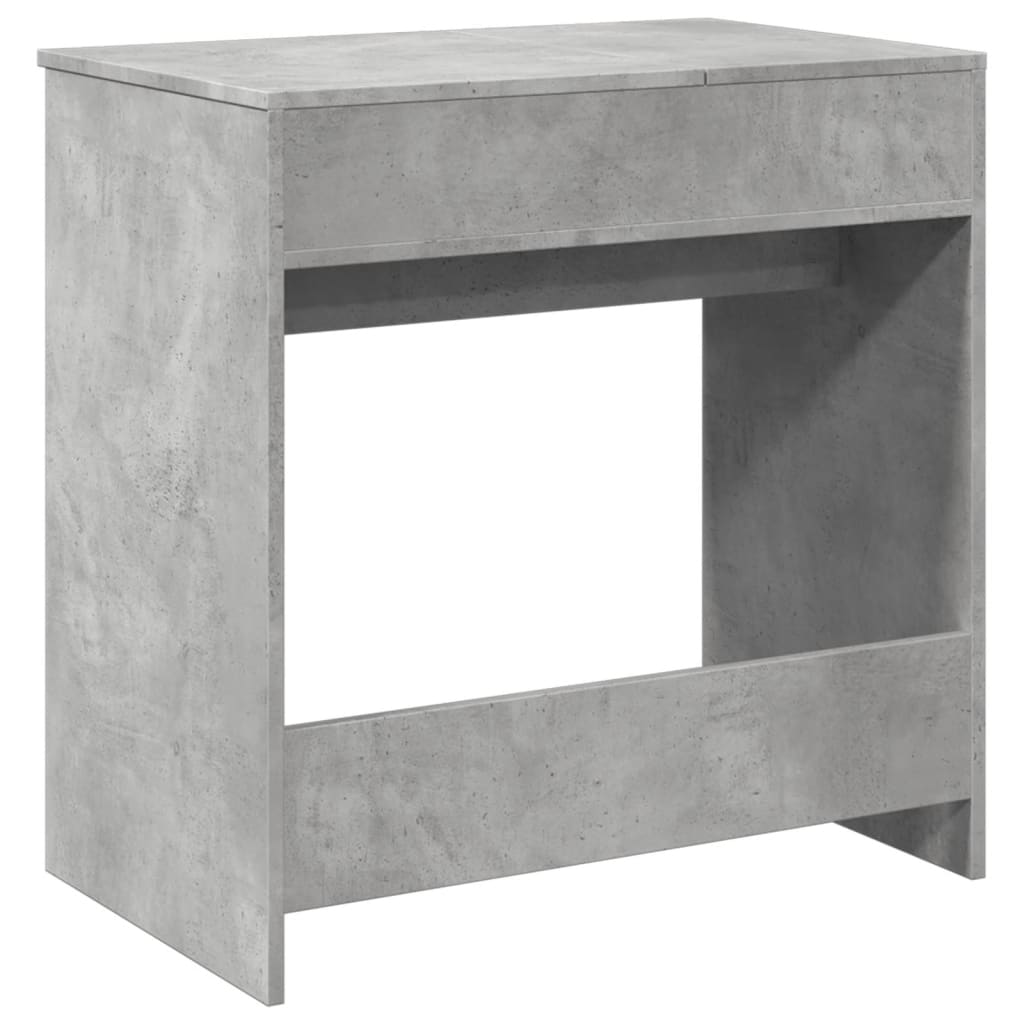 Dressing Table with Mirror Concrete Grey 73x46.5x120 cm - Bend