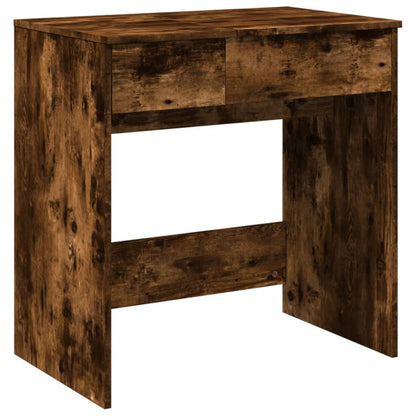 Dressing Table with Mirror Smoked Oak 73x46.5x120 cm - Bend