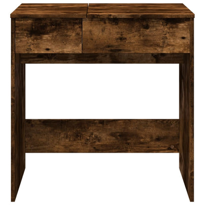 Dressing Table with Mirror Smoked Oak 73x46.5x120 cm - Bend