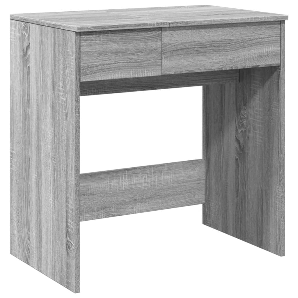 Dressing Table with Mirror Grey Sonoma 73x46.5x120 cm - Bend