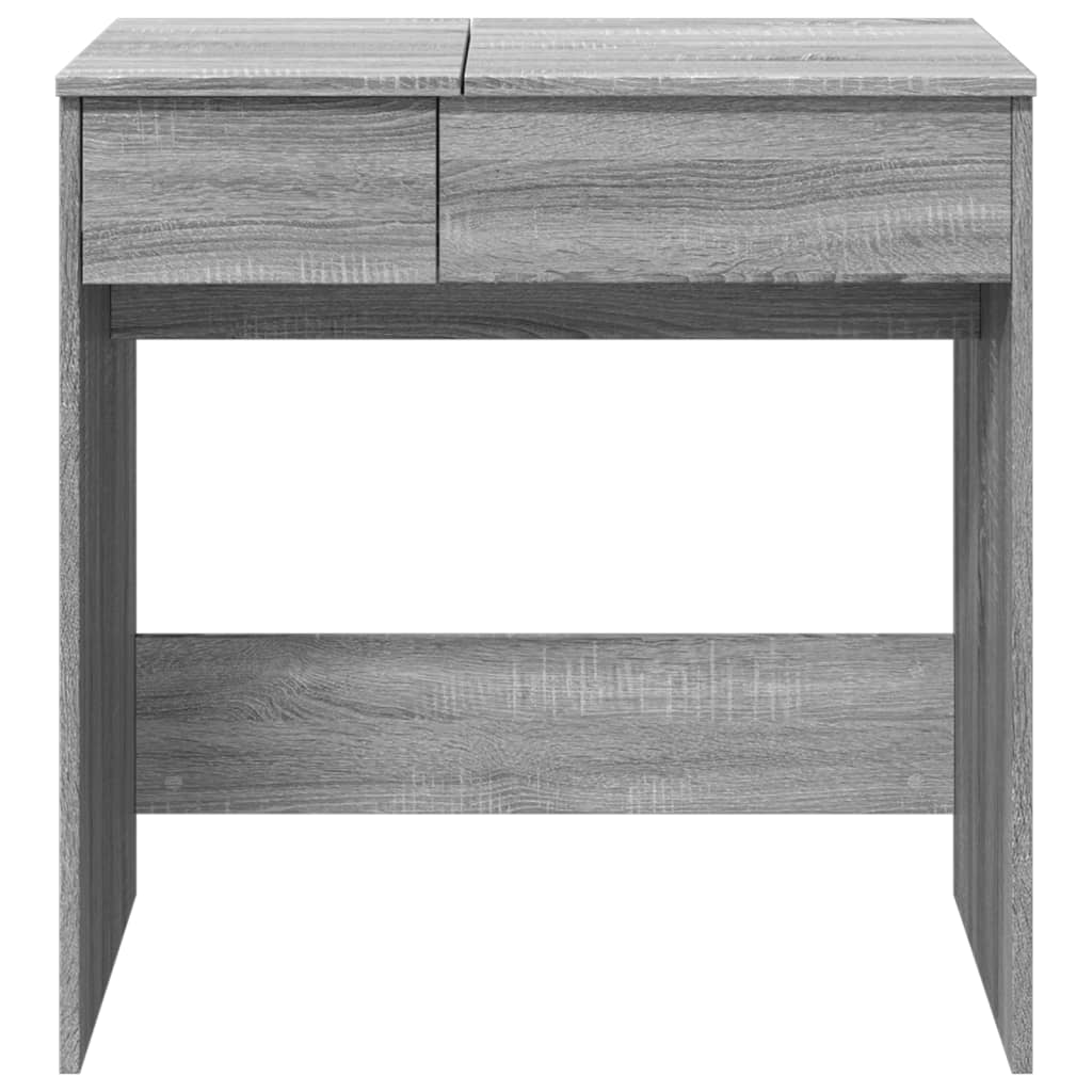 Dressing Table with Mirror Grey Sonoma 73x46.5x120 cm - Bend