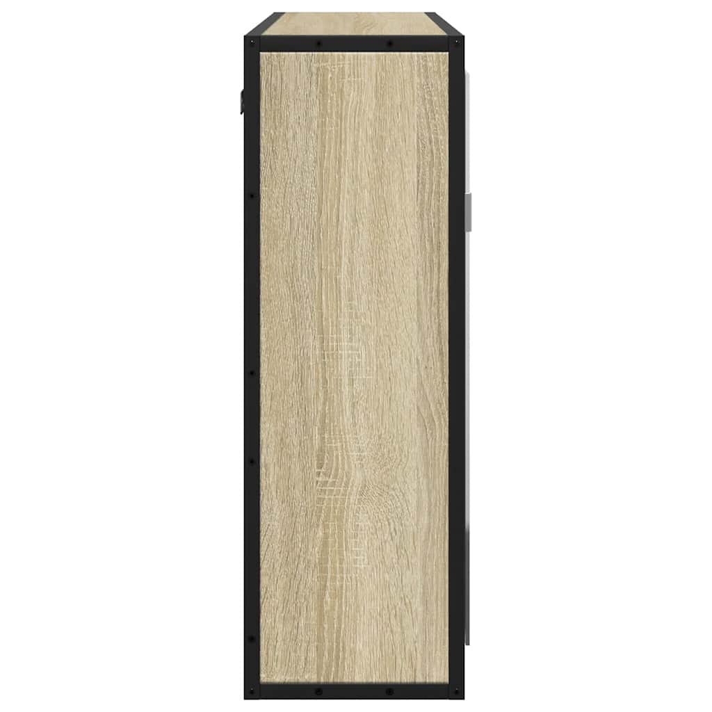 Bathroom Mirror Cabinet Sonoma Oak 65x20x60 cm Engineered Wood - Bend