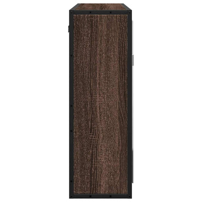 Bathroom Mirror Cabinet Brown Oak 65x20x60 cm Engineered Wood - Bend