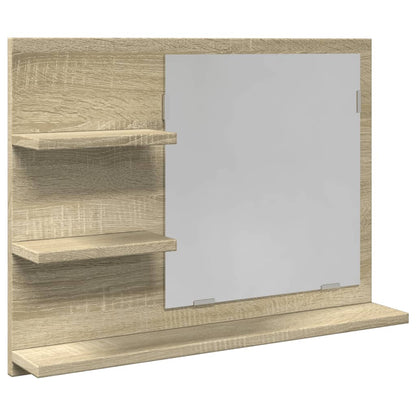 Bathroom Mirror Engineered Wood in Various Colors and Sizes