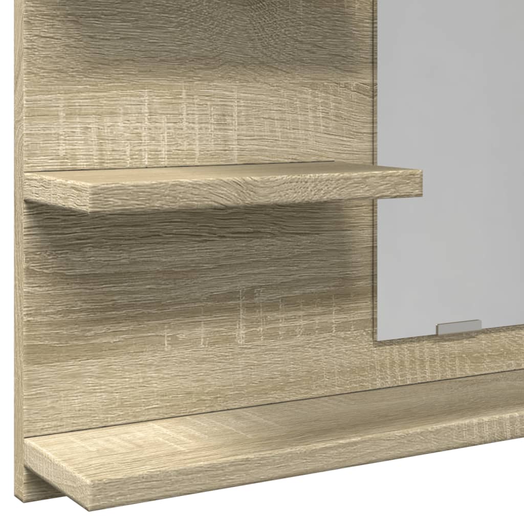 Bathroom Mirror Engineered Wood in Various Colors and Sizes