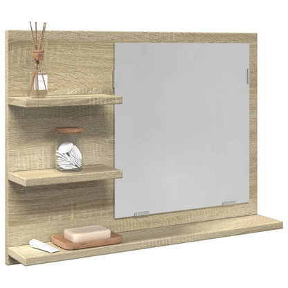 Bathroom Mirror Engineered Wood in Various Colors and Sizes