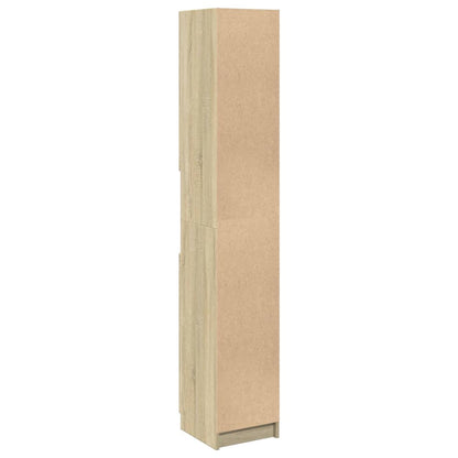 Bathroom Cabinet Sonoma Oak 32x34x188.5 cm Engineered Wood - Bend