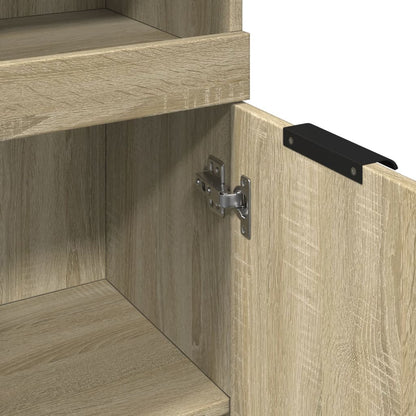 Bathroom Cabinet Sonoma Oak 32x34x188.5 cm Engineered Wood - Bend