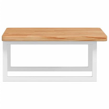 Steel and Solid Oak Wall Basin Shelf