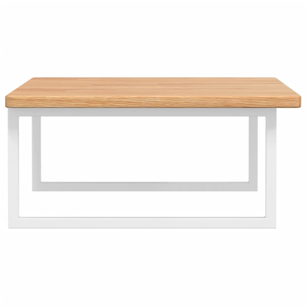 Steel and Solid Oak Wall Basin Shelf