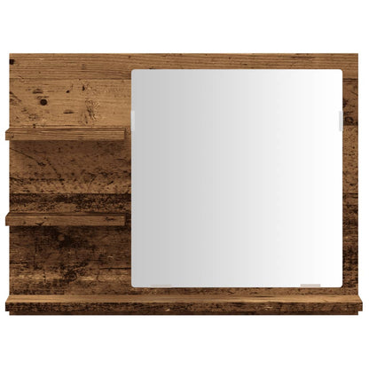 Bathroom Mirror Cabinet Artisan Oak 60x10.5x45 cm