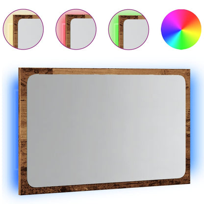 Bathroom Mirror with LED Light - 60x8.5x38 cm