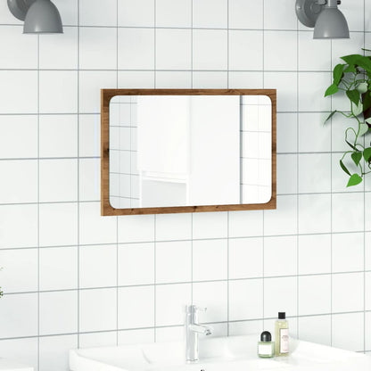 Bathroom Mirror with LED Light - 60x8.5x38 cm